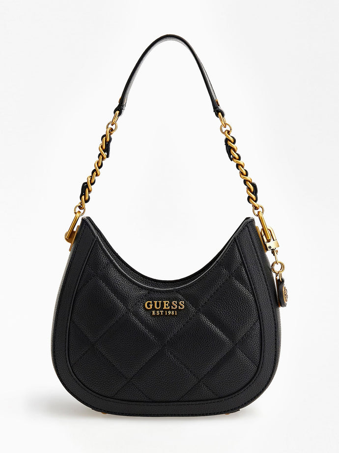 Guess Abey quilted mini hobo bag