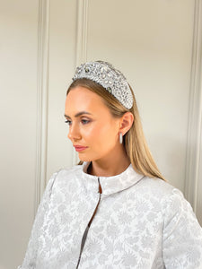 SALE-Carmen Melero Silver Dress & Coat WAS €1035 NOW €650