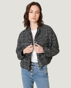 IRO Oluna Collarless Tweed Jacket