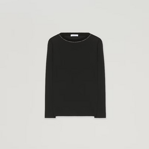 Fabianna Fillippi Jersey T-shirt in Black