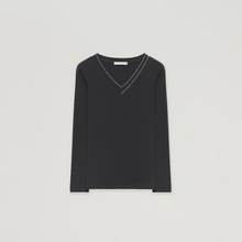 Load image into Gallery viewer, Fabianna Fillippi Jersey t-shirt in Black
