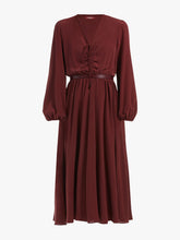 Load image into Gallery viewer, MaxMara Campo Dress in Wine
