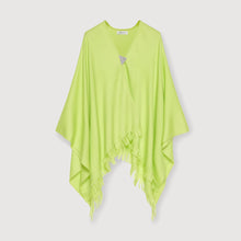 Load image into Gallery viewer, Fabiana Filippi Wool Cape in Lime
